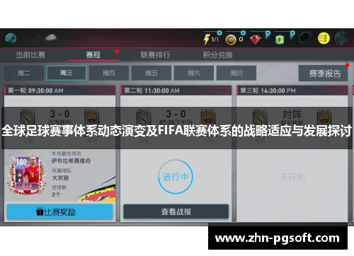 全球足球赛事体系动态演变及FIFA联赛体系的战略适应与发展探讨