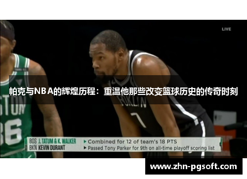 帕克与NBA的辉煌历程：重温他那些改变篮球历史的传奇时刻